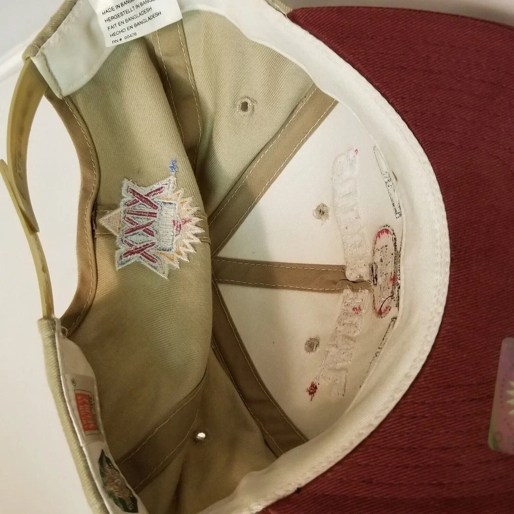 Vintage Super Bowl XXIX Chargers 49ers Hat American Needle Snap Back Tan‎